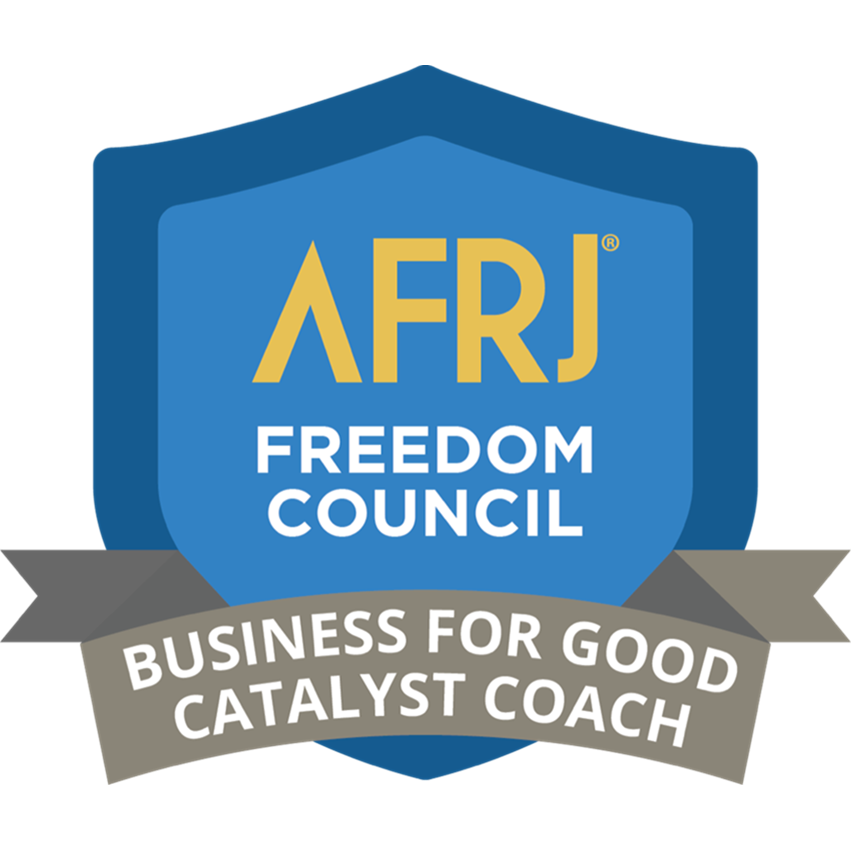 AFRJ Business for Good Catalyst Coach Badge